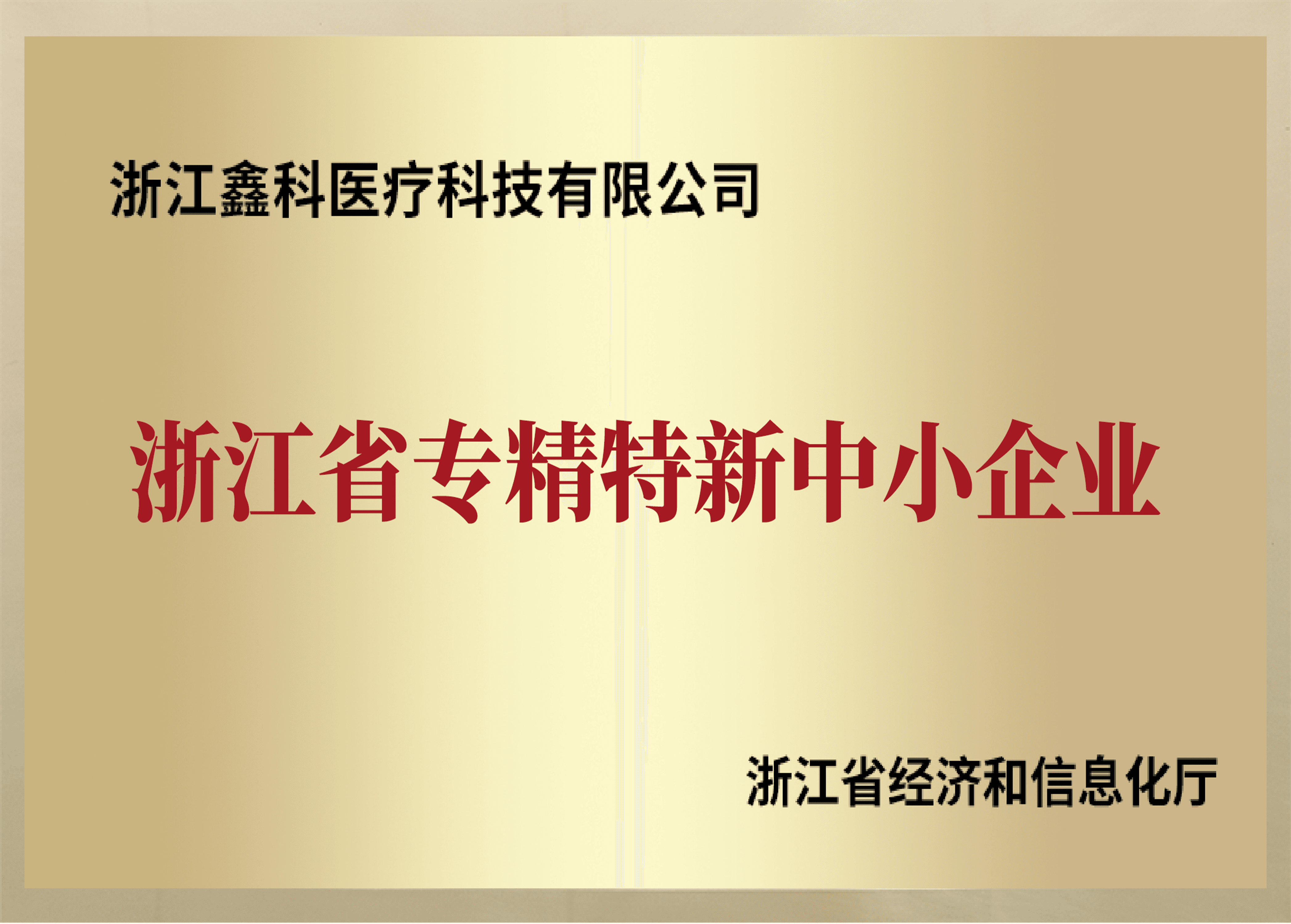 Zhejiang Specialized & Innovative SME
